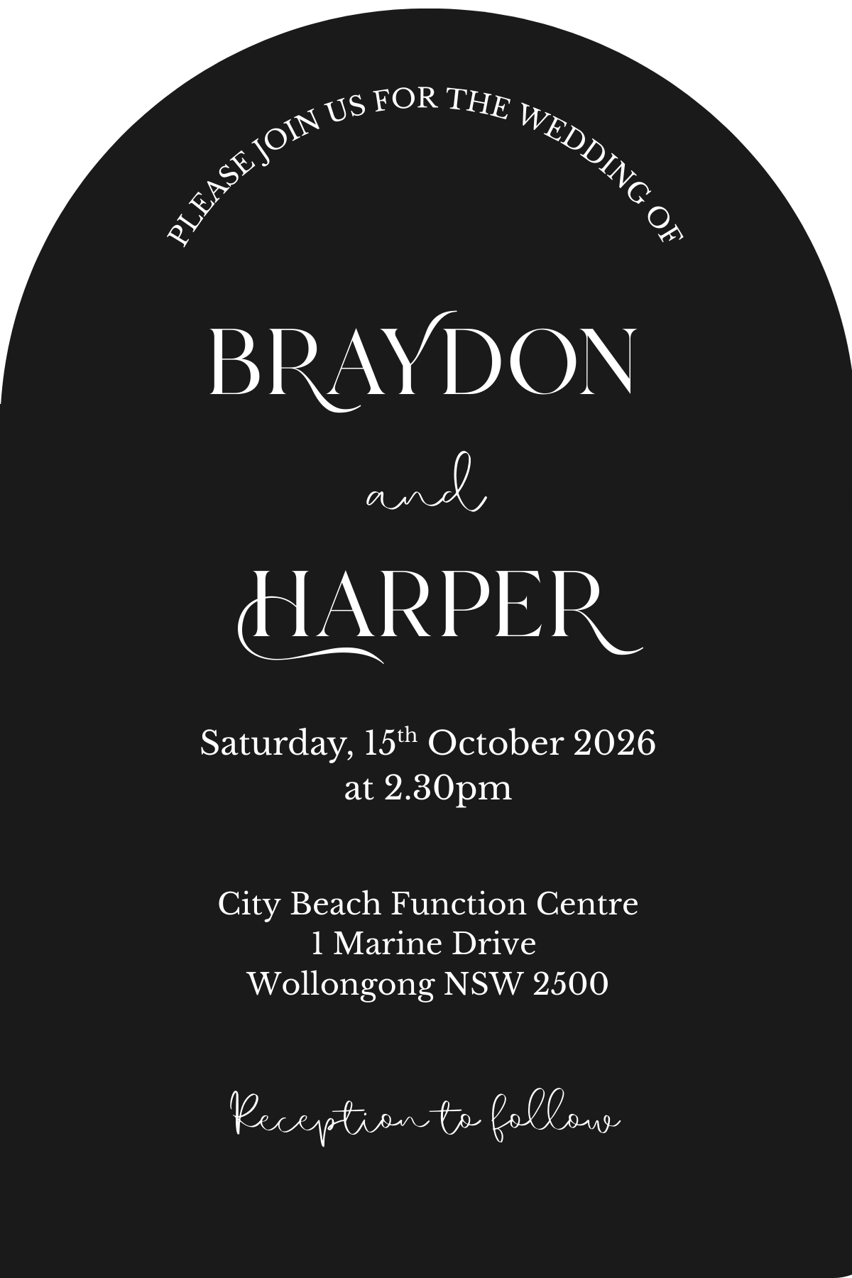 Harper Wedding Suite