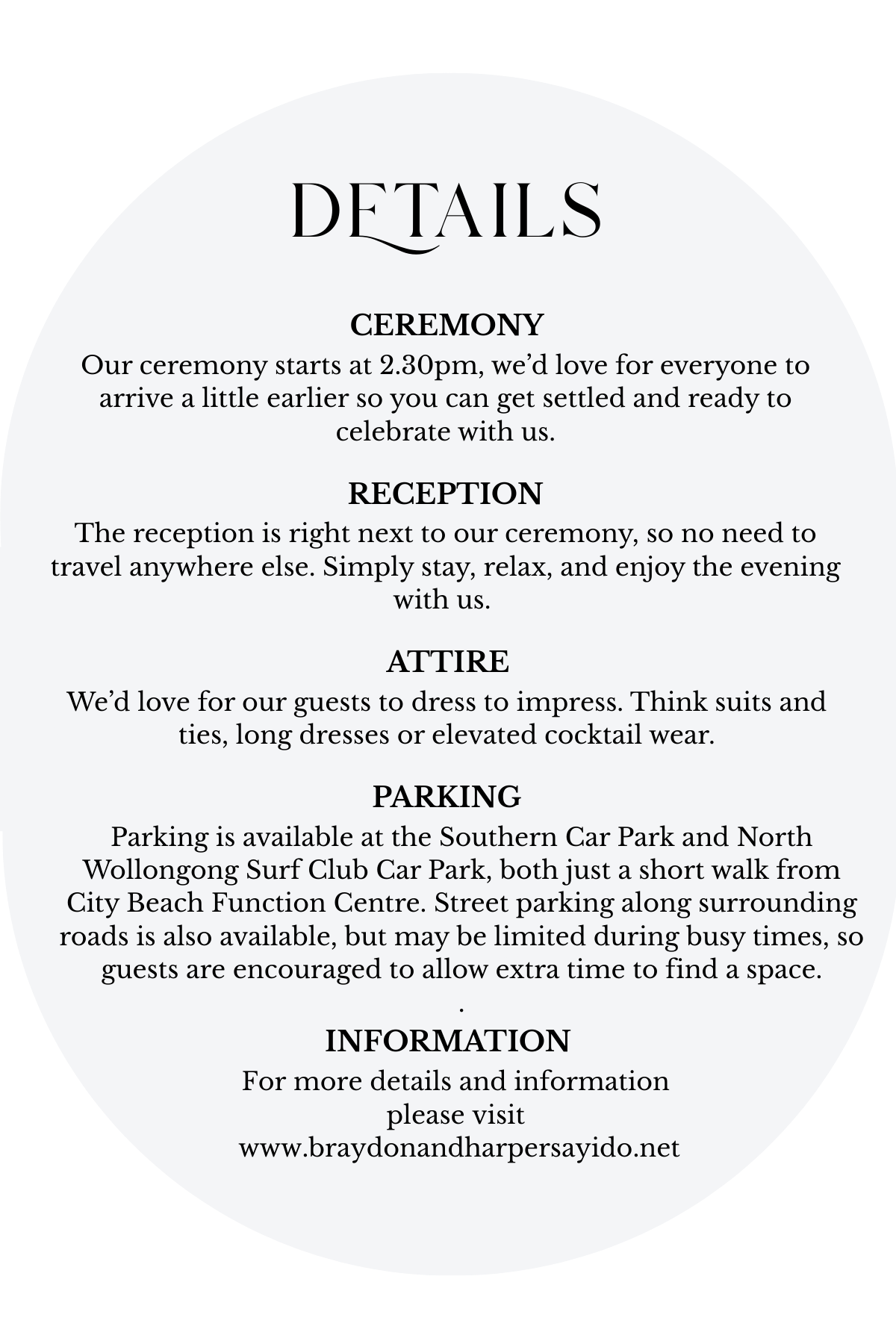 Harper Wedding Suite