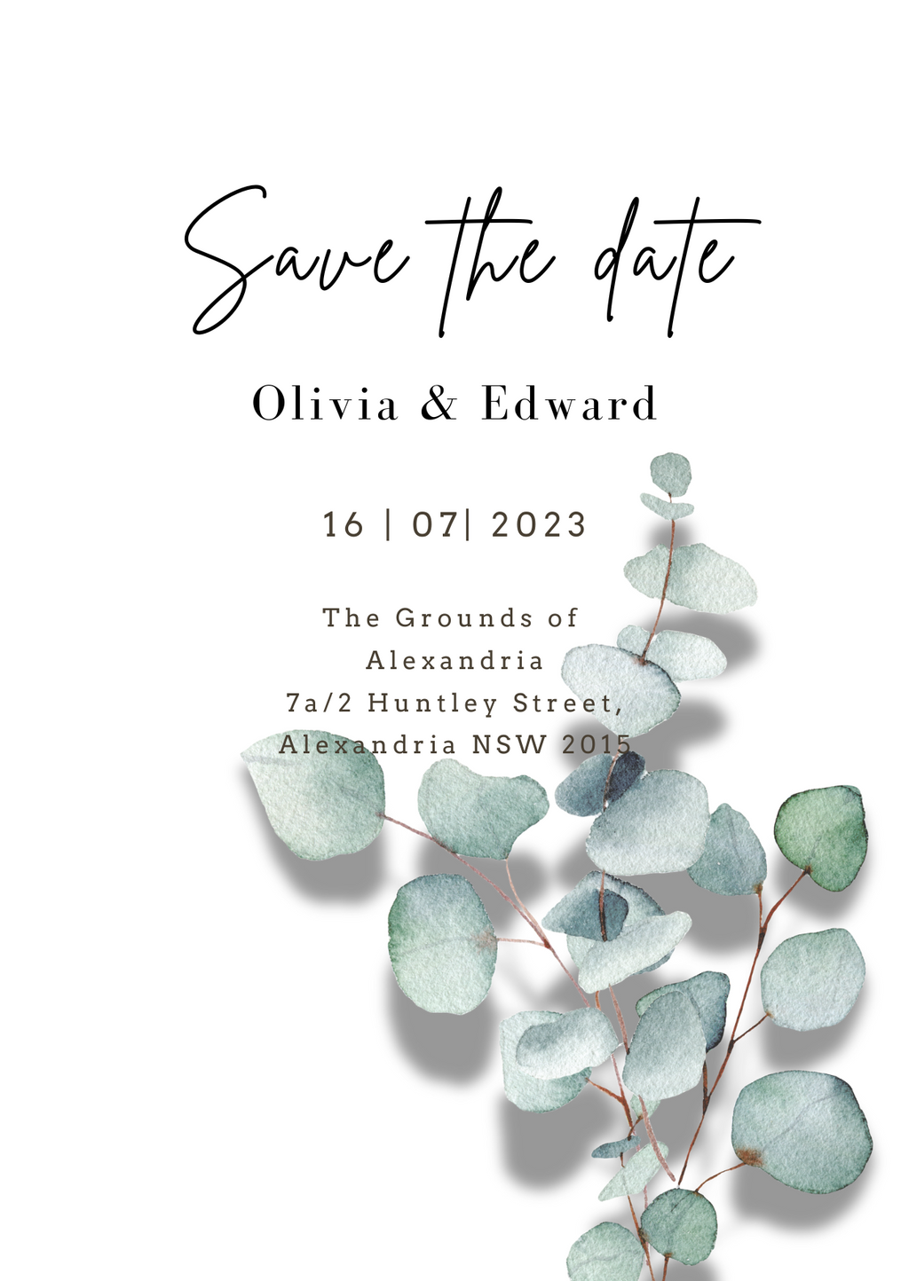 Amara Save the Date