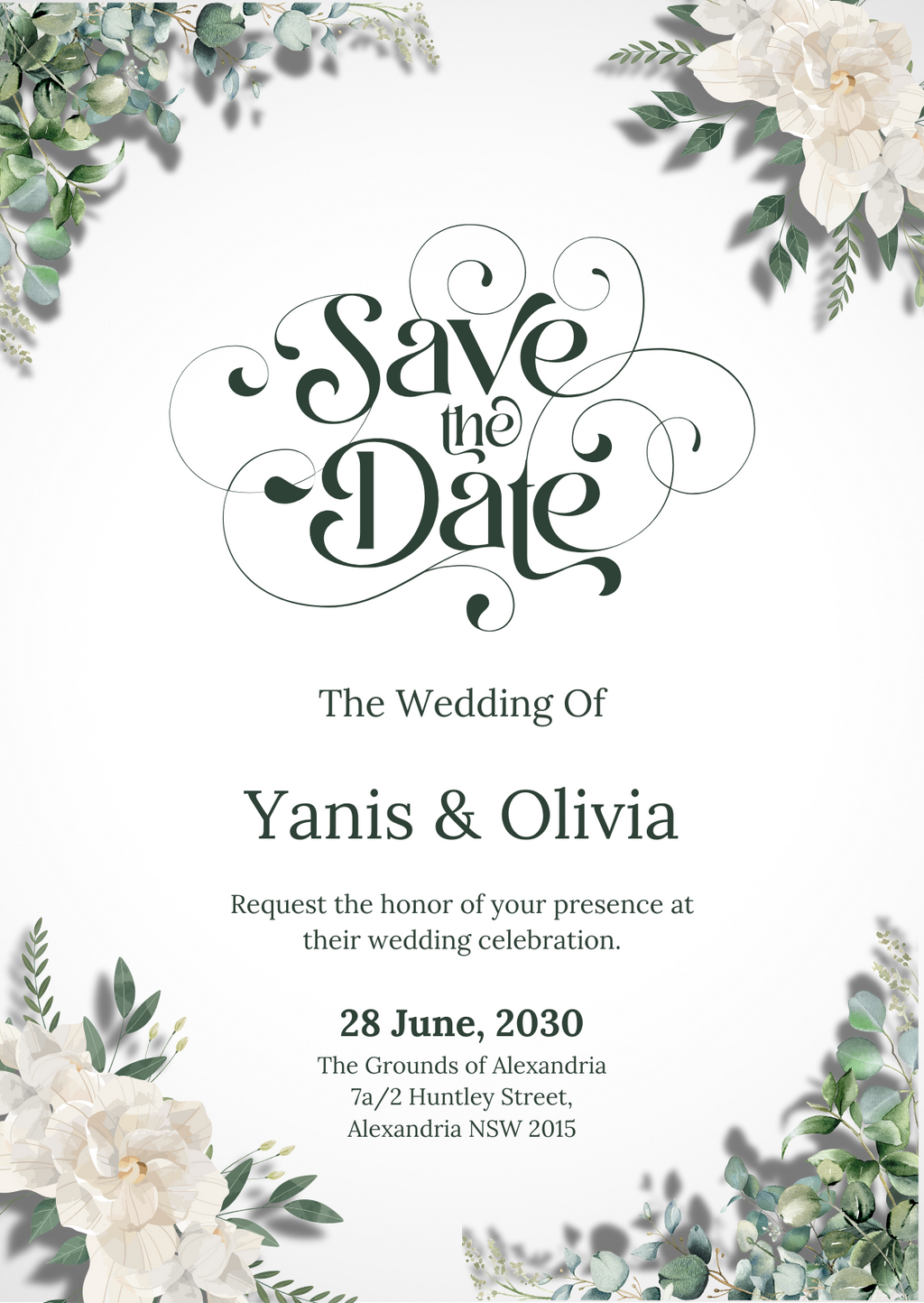 Azaria Save the Date