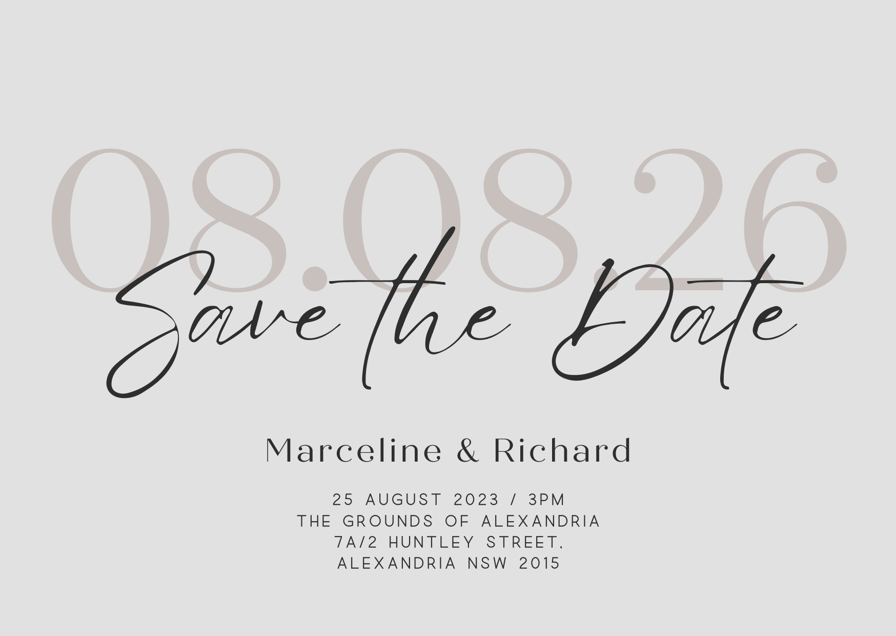 Blair Save the Date