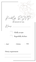 Charlotte RSVP Card