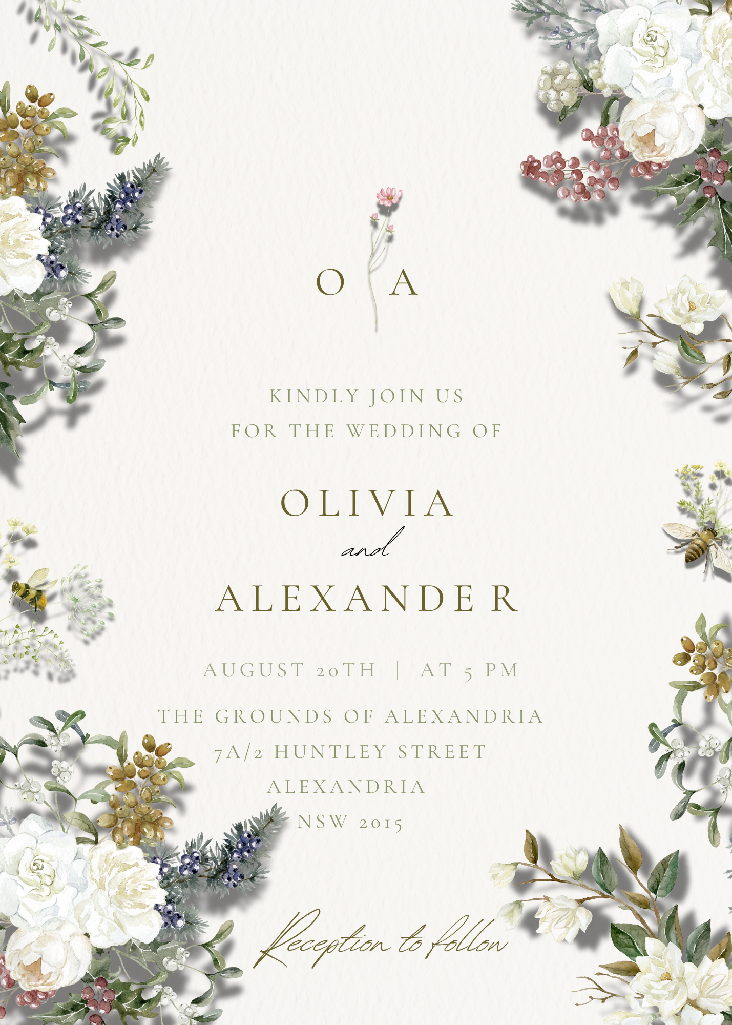Elara Wedding Invitation