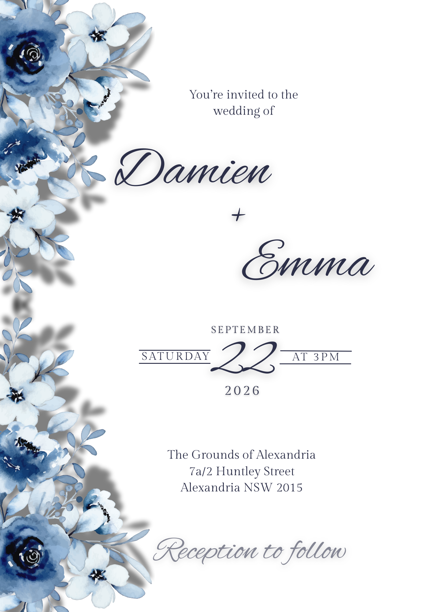 Ella Wedding Invitation