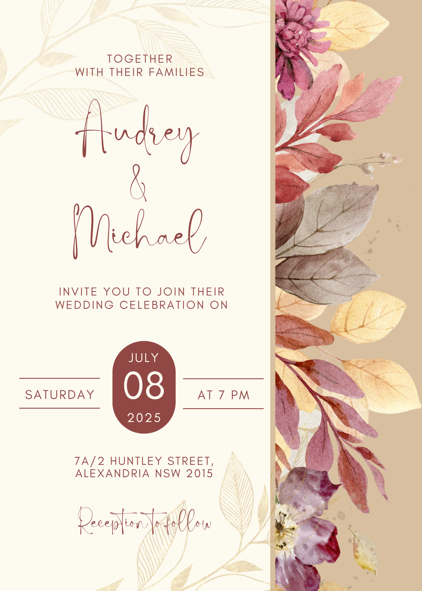 Ellie Wedding Invitation