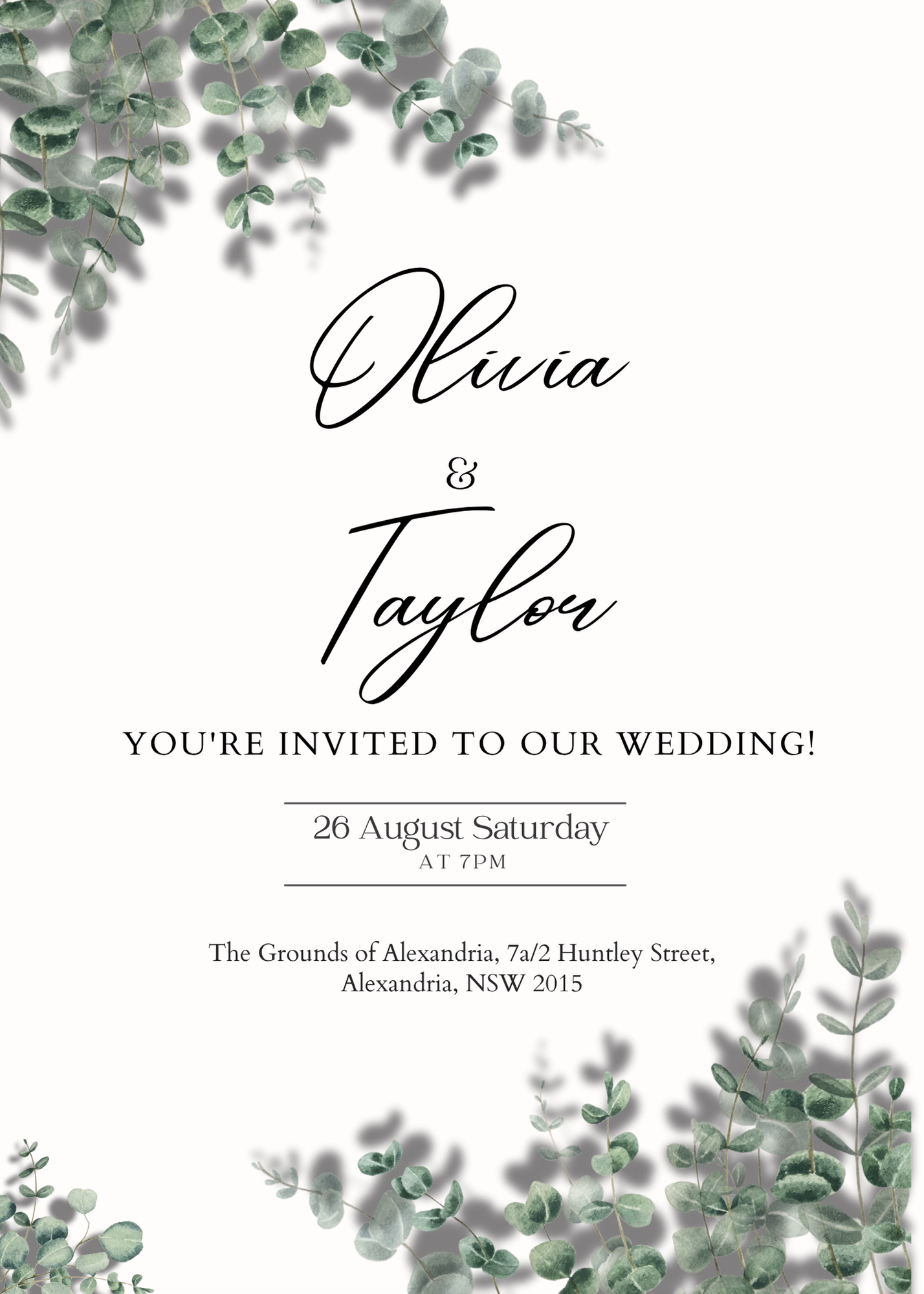 Emilia Wedding Invitation
