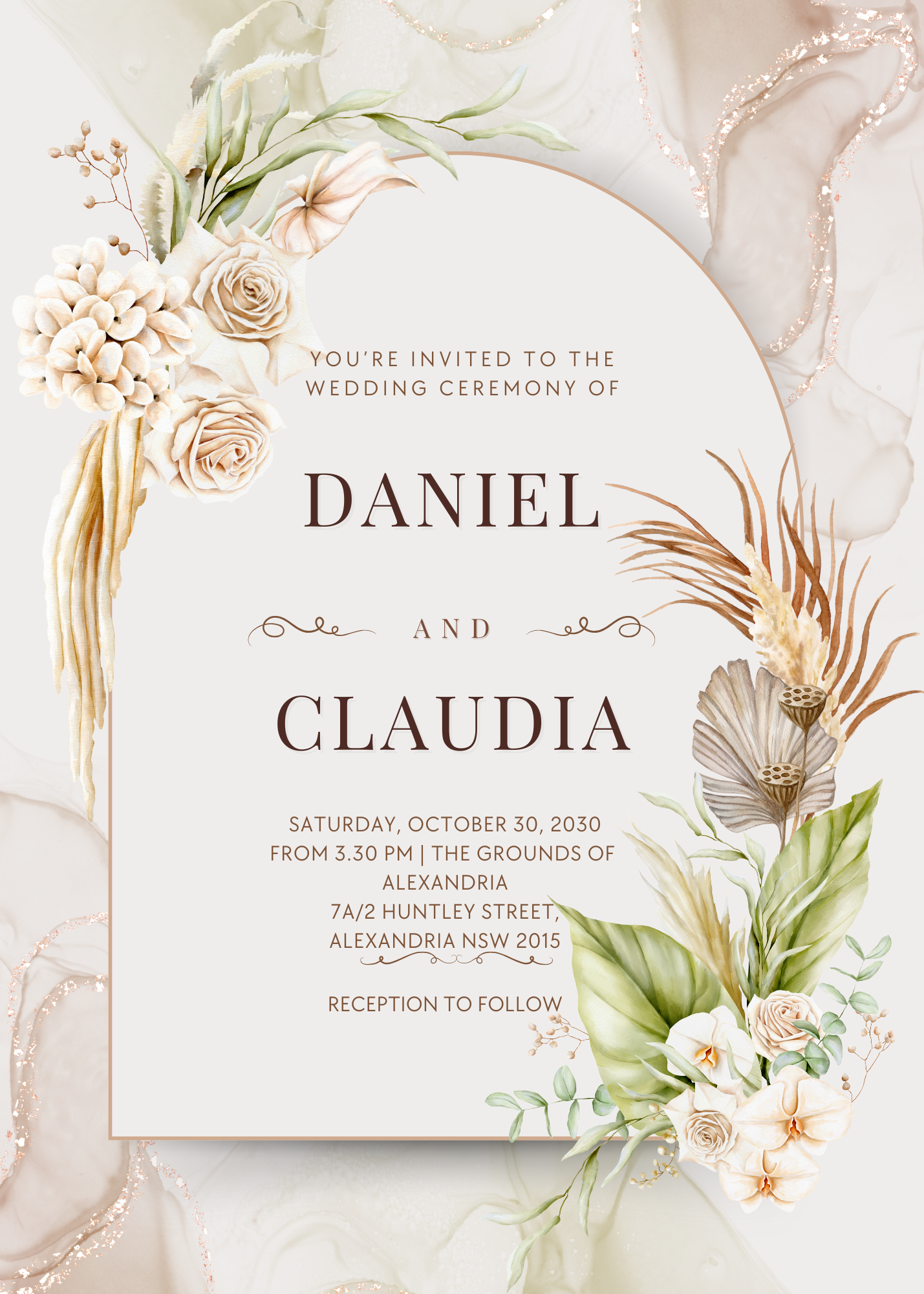 Eva Wedding Invitation