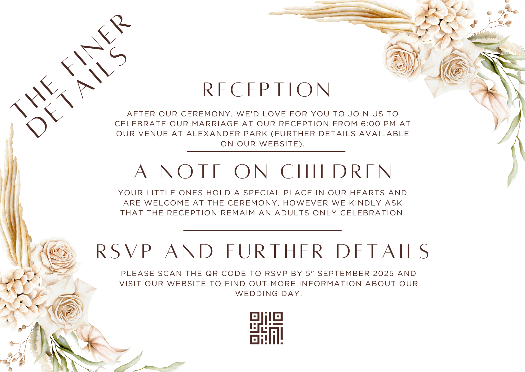 Eva The Finer Details Card
