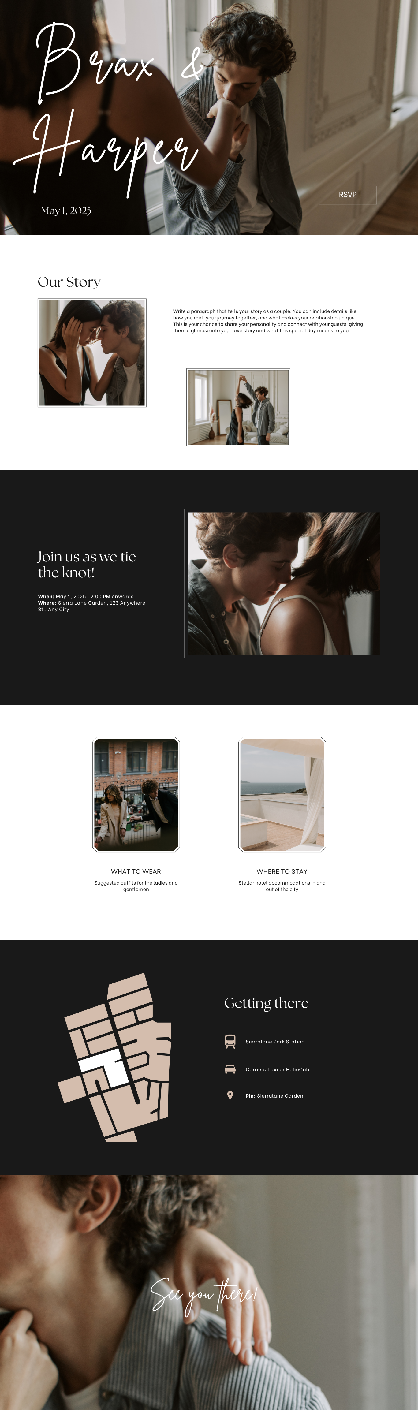 Harper Wedding Website