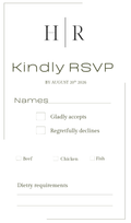Lily RSVP Card