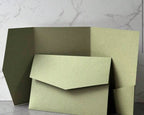 Luxe Tri-Fold Pocket Wedding Invitation Cover