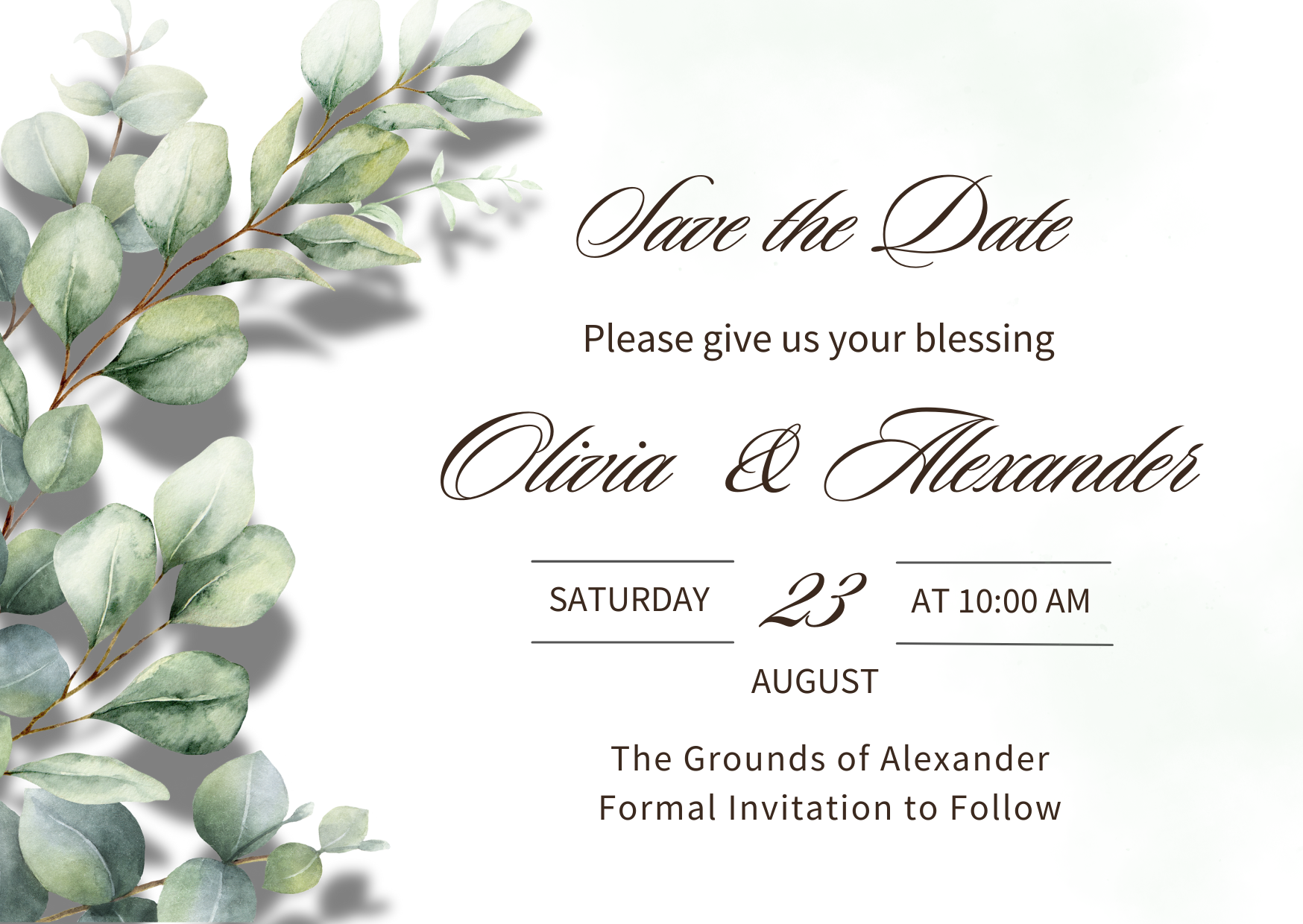 Sloane Save the Date