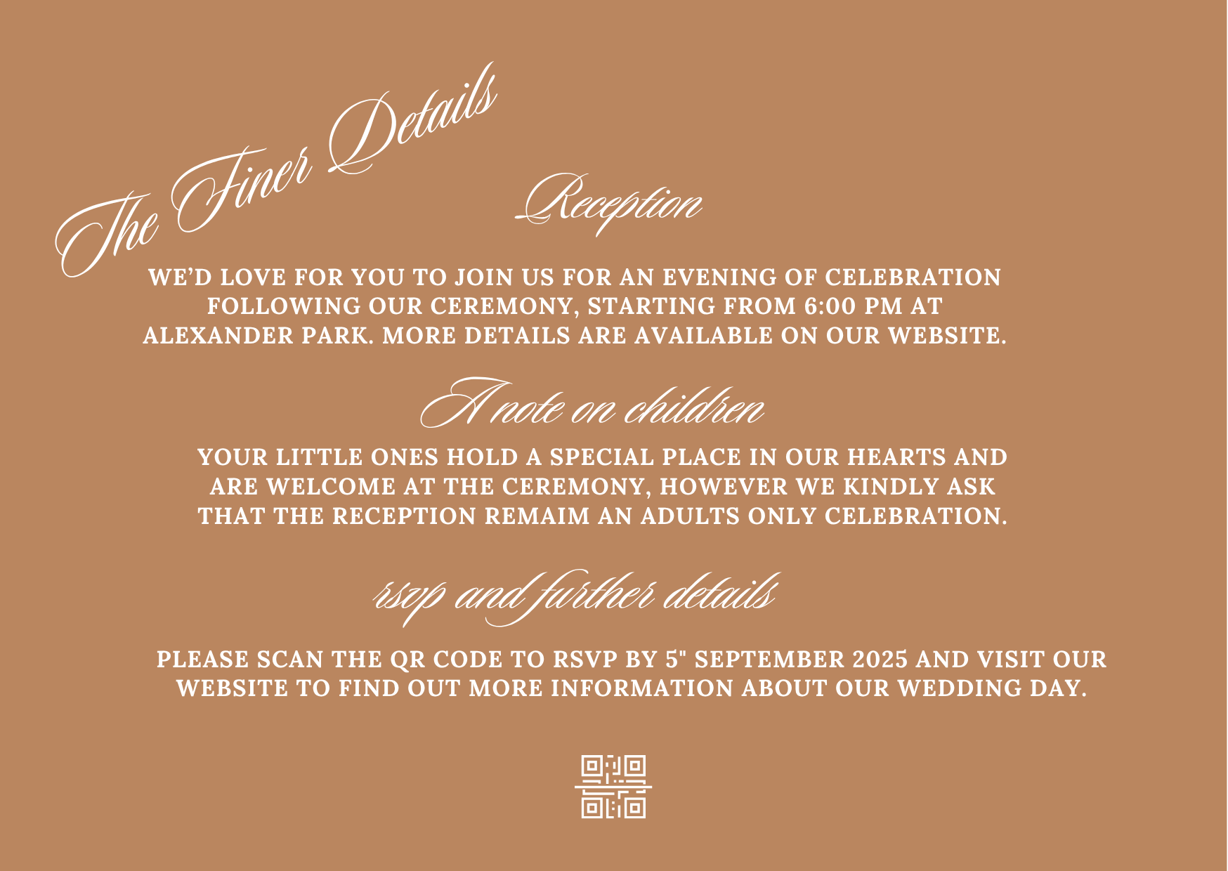 Sofia The Finer Details Card