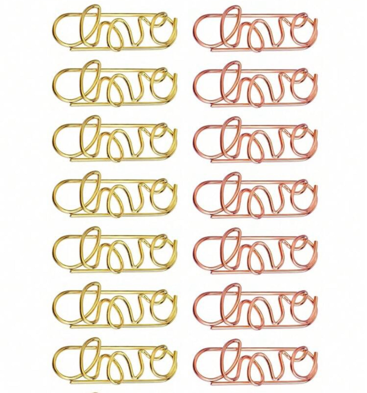 Love Paperclips x 30